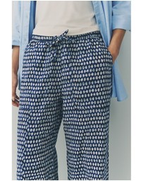 NEXT - Wide Leg Pull-On Linen Blend Trousers
