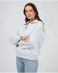 Silent Theory - Silent Luxe 1/4 Zip Crew