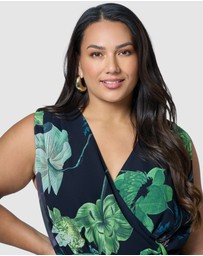 Pink Dusk by Curve Project - Wild Nights Maxi Dress
