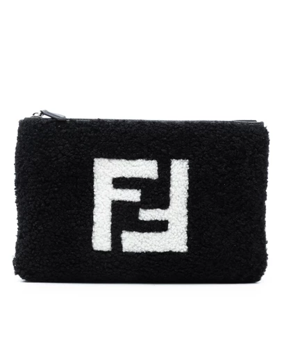 Pre-Loved by Azura Reborn - Pre-Loved Shearling FF Flat Pouch