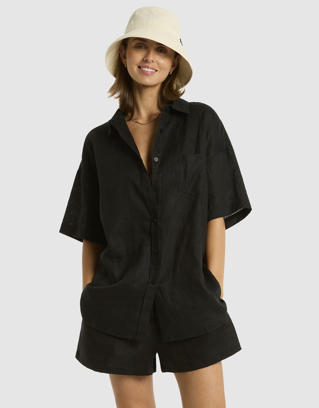 Sea Level Australia - Resort Linen Aloha Shirt