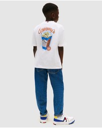 Tommy Hilfiger - Back Graphic Textured T-Shirt - Teens