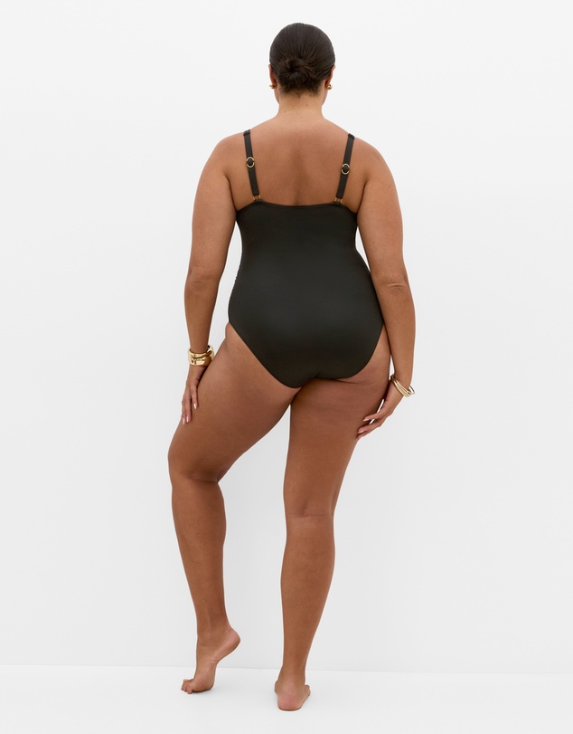 City Chic - Plus size Sardinia Underwire 1 Piece - black