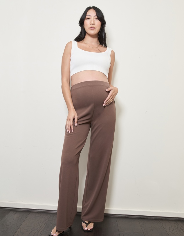 Soon Maternity - Pull-On Wide Leg Pants