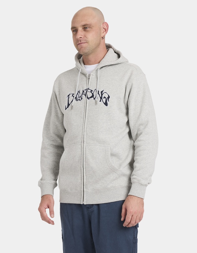 Billabong - Mens Bad Dog Arch Zip Up Hoodie
