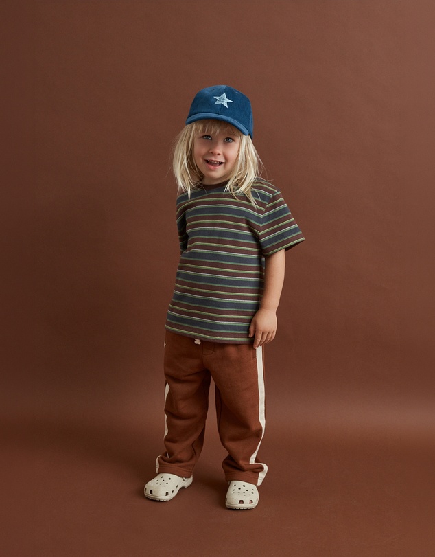 Rhythm - Adventure Stripe SS T-Shirt - Kids