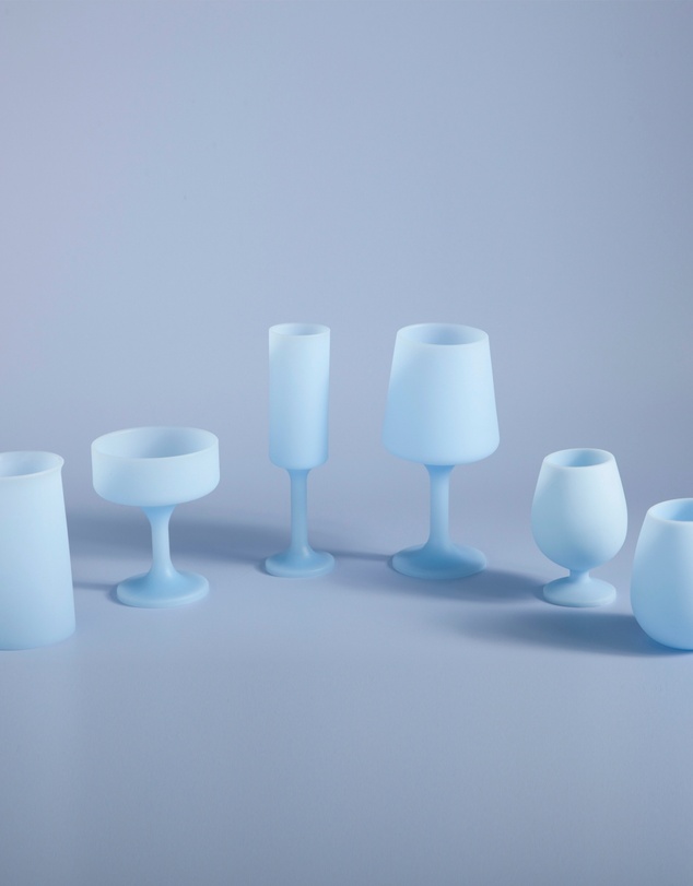 porter green - seff | silicone unbreakable champagne flutes