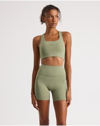 Upstate - Racer Back Crop - Olive