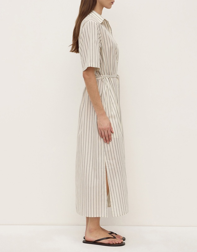 Assembly Label - Ria Stripe Midi Shirt Dress