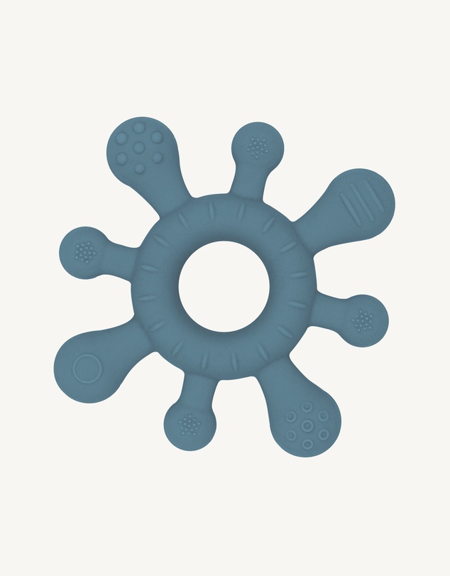 Playground - Silicone Splash Teether - Steel Blue