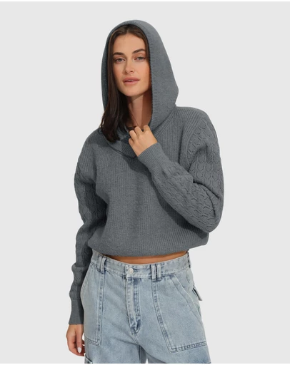 Belle & Bloom - On the Run Knitted Hoodie