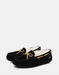 EVERAU - EverAU Ugg Miracle Moccasin Leather Upper Moccasins