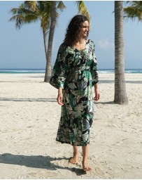 Nip Tuck Swim - Black Kakadu Corrimal Dress