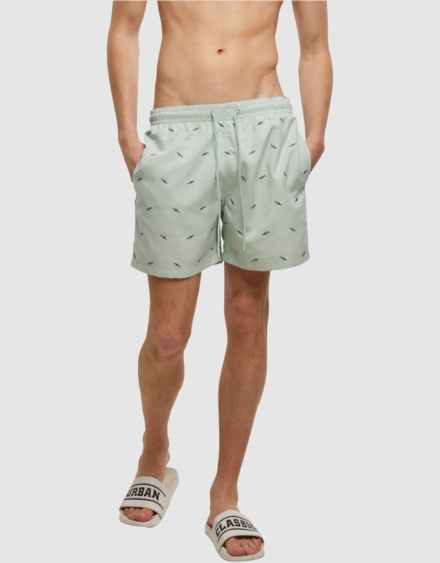 Urban Classics - Embroidered Swim Shorts
