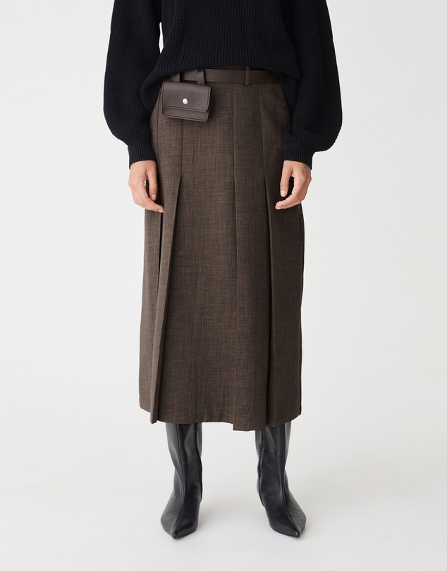 Forcast - Evelyn Pleated Skirt