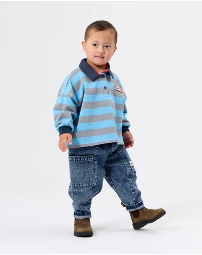 Goldie + Ace - Kit Denim Pocket Pants - ICONIC EXCLUSIVE - Babies-Kids