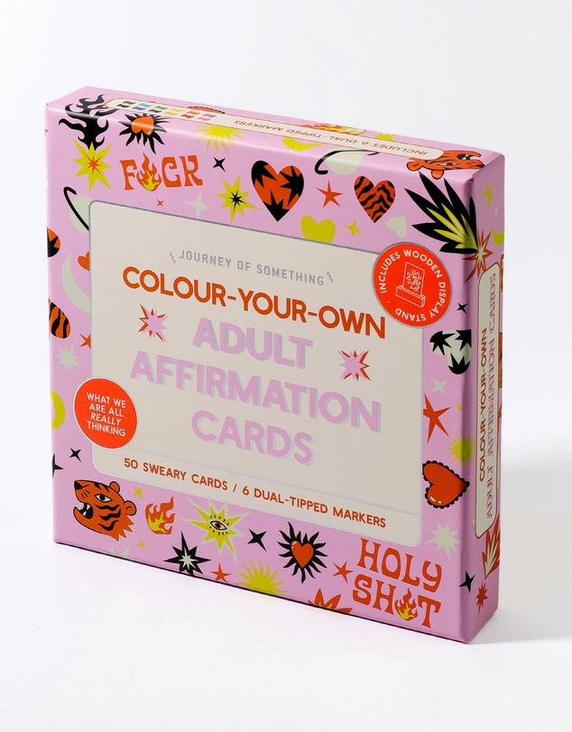 Journey Of Something - Colour Your Own Adult Affirmation Cards