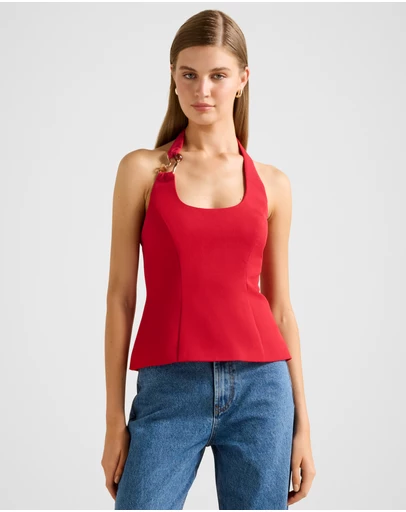 Forever New - Dina Hardware Detail Top
