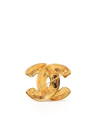 Pre-Loved by Azura Reborn - Pre-Loved CC Quilted Gold Plated Brooch