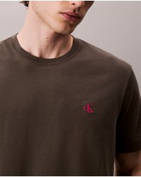 Calvin Klein Jeans - Embroidered Monogram Logo Relaxed T-Shirt