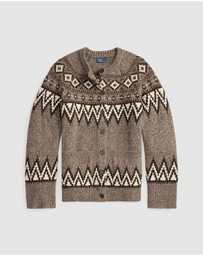 Polo Ralph Lauren - Fair Isle Wool-Blend Cardigan