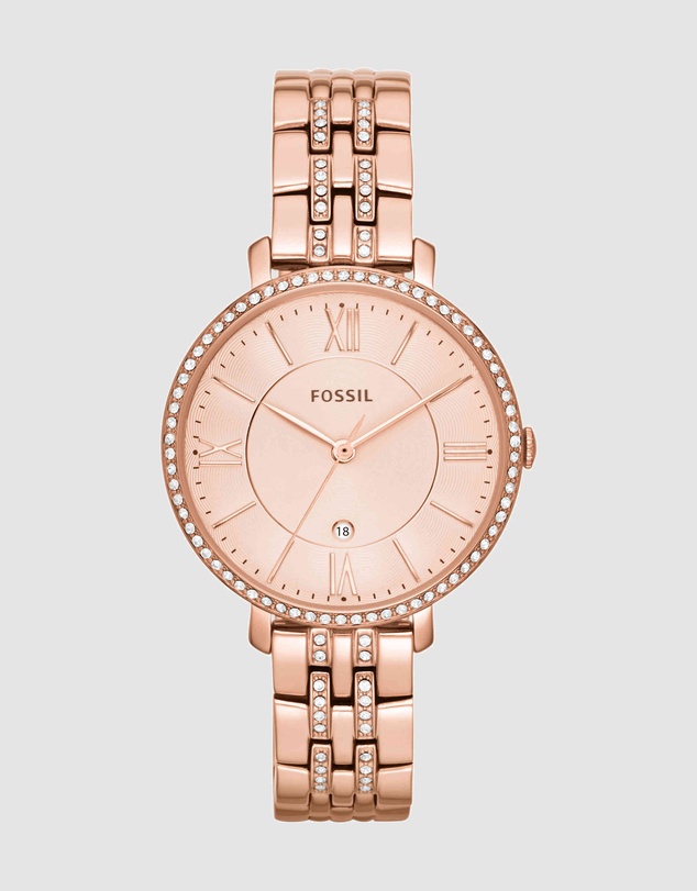 Fossil - Jacqueline Rose Gold-Tone Analogue Watch