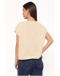 Petal & Pup - Mariana Knit Vest - Lemon