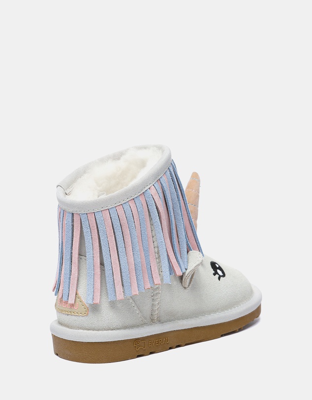 EVERAU - EverAU Ugg Unicorn Kids Plus Cow Suede Upper UGG Boots