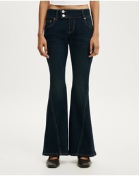 Cotton On - Petite Mid Rise Bootcut Jean