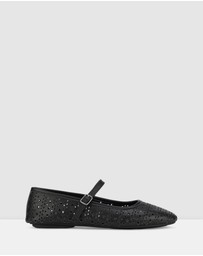 Rollie - Ballet Mary Jane Laser Flat