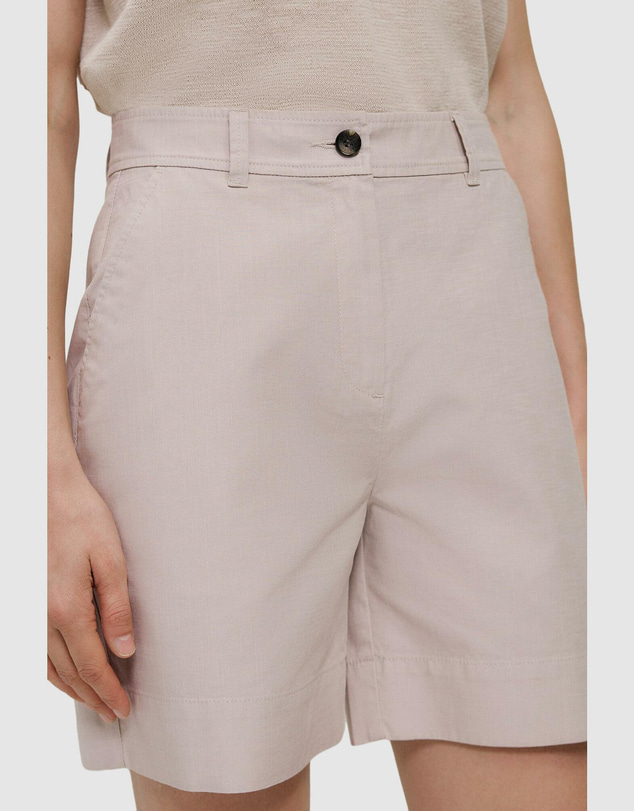 Trenery - Yarn Dyed Stretch Cotton Tailored Short