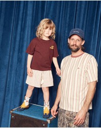 Banabae - Old Mate Kids Hemp Tee - Raisin