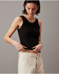 Calvin Klein - High Rise Barrel Leg Jeans