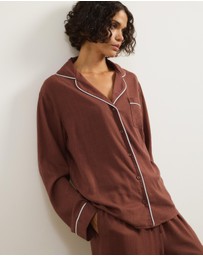 Atmos&Here - Ava Linen Blend Long PJ Set
