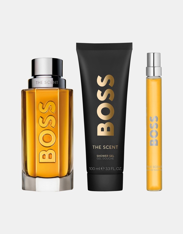 BOSS - BOSS The Scent EDT 100ml Gift Set (Contains: EDT 100ml, 10ml Pen Spray, 100ml Shower Gel)
