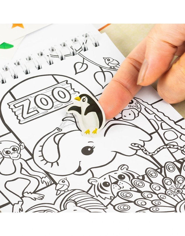 Tiger Tribe - Colouring Set - Zoo