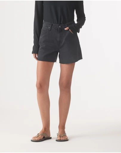 Outland Denim - Edie High Relaxed Shorts