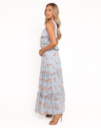 Petal & Pup - Isla Tiered Skirt Set - Blue Floral