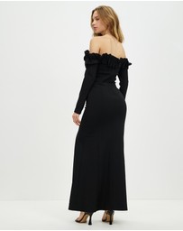 Romance by Honey and Beau - Aria Off Shoulder Maxi Dress