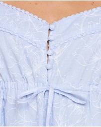 Petal & Pup - Keaton Mini Dress - Cornflower Blue