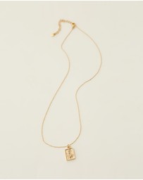 Carly Paiker - Capricorn Star Sign Zodiac Tag Necklace