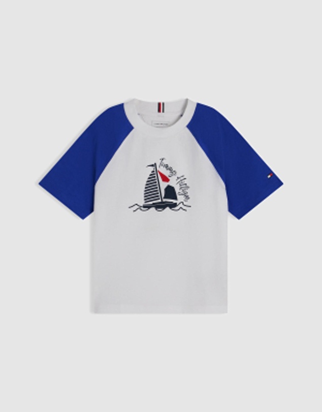 Tommy Hilfiger - LB Graphic Colourblock T-Shirt - Kids