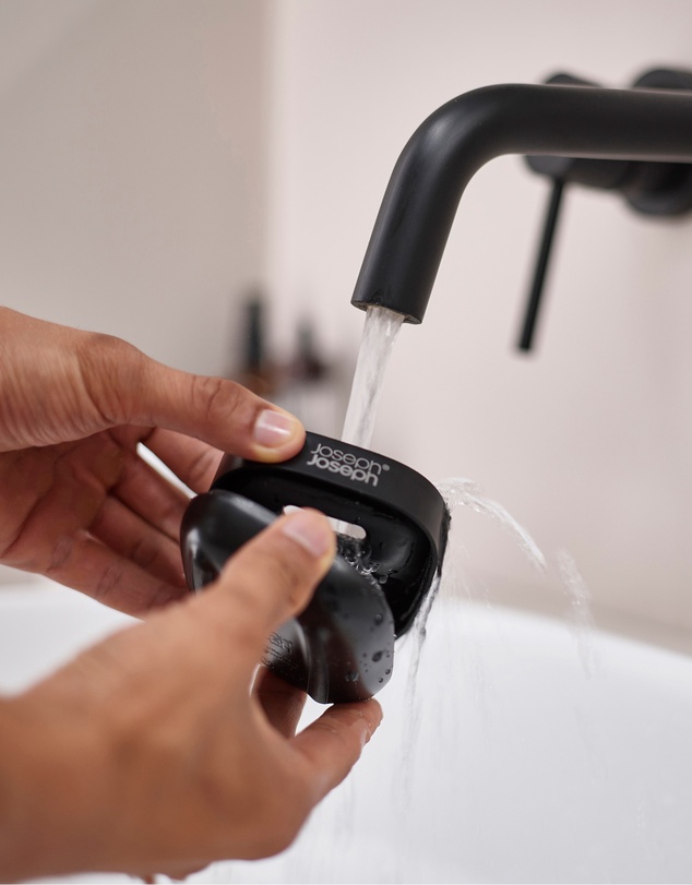 Joseph Joseph - Slim™ Compact Soap Dish with Matt Black Finish