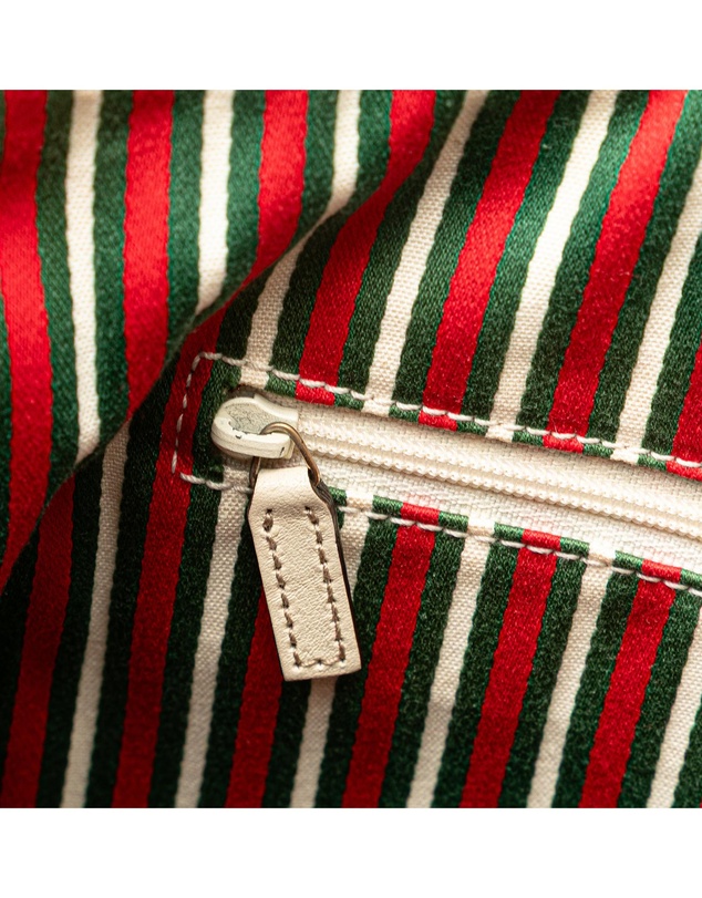 Pre-Loved by Azura Reborn - Pre-Loved gucci Elegant Tote Bag with Top Zip Closure and Logo Accent