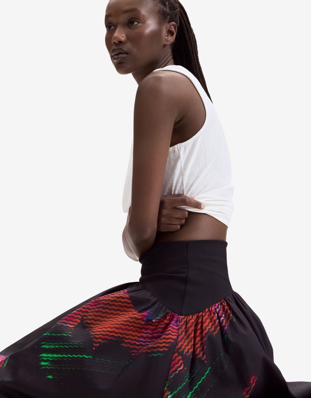 Desigual - Pixelated midi skirt