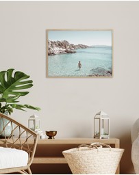 Olive et Oriel - 1960s Paradise Art Print