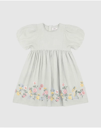 Bebe by Minihaha - Pia Emb. Hem Dress - Kids