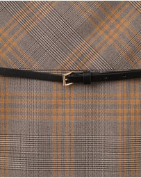 M.N.G - Check Belt Dress