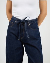 All About Eve - Gia High Rise Baggy Indigo