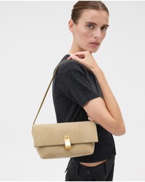Oroton - Etta Medium Suede Clutch